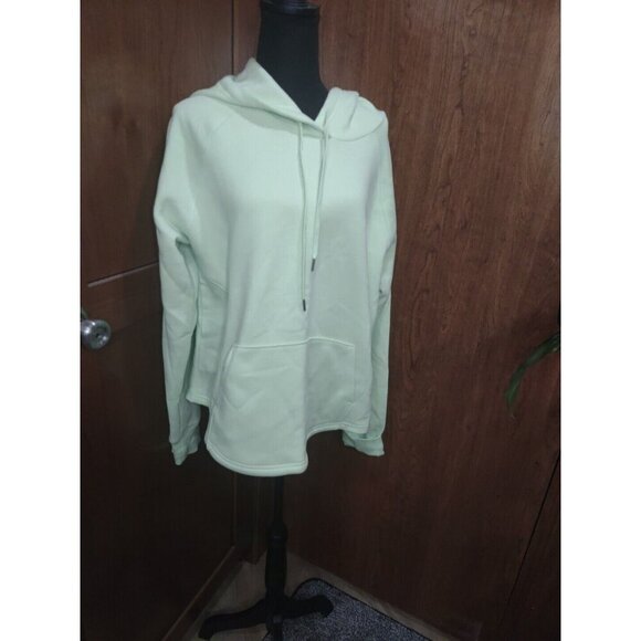 Tek Gear Women's Ultrasoft Fleece Pullover Hoodie, Mint Color Size XL - Picture 1 of 3